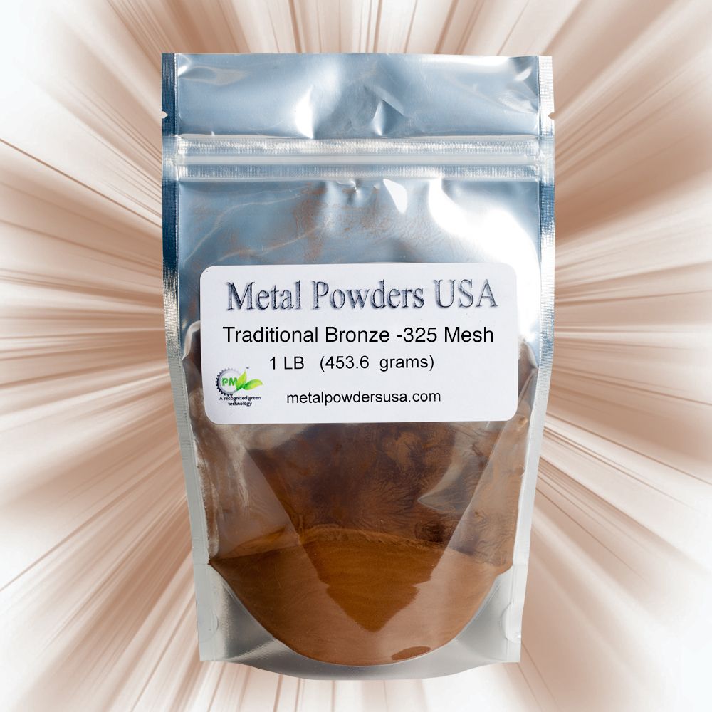 Traditional Bronze Powder -325 Mesh (1 lb Bag)