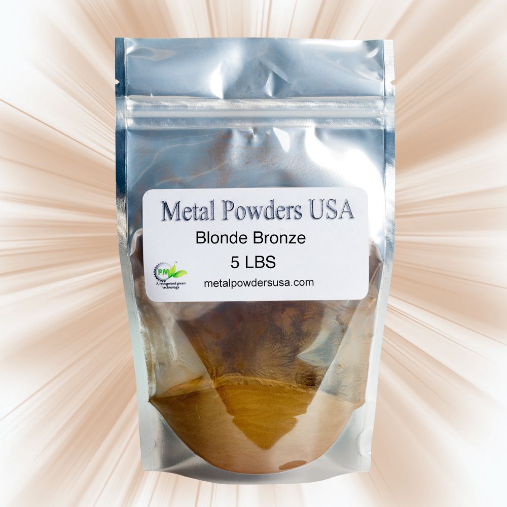 Blonde Bronze Powder -325 Mesh (5 lb Bag)
